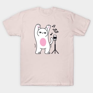 Poker Face Cat Dance T-Shirt